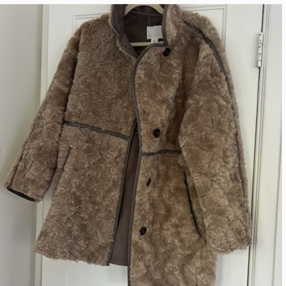 H&M TEDDY FLEECE COAT - Picture 7 of 7